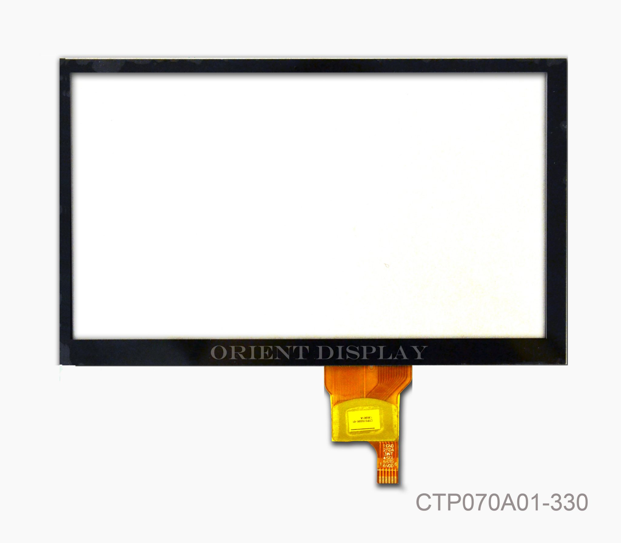 Orient Display: Capacitive Touch Panel, Part# CTP070A01-330