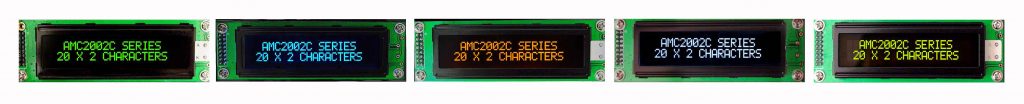 Affichage d'orientation : écran LCD graphique COB/Chip on Board, plusieurs choix de résolution, STN positif, rétroéclairage LED jaune vert