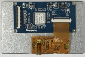 Orient Display: 4.3 inch color/monochrome TFT LCD 480*272 Resistive Touch, embedded system, backside