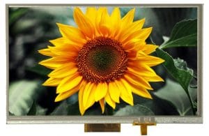 Orient Display: LCD TFT colorido/monocromático de 7.0 polegadas 800*480 Resistive Touch, sistema embutido para plataforma de controle total de TFT