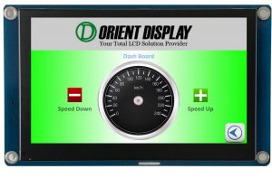 Orient Display：4.3英寸图形LCD 480*272 Resistive Touch，嵌入式系统，用于灵活可靠的UI界面开发