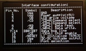 Orient Display: Monochrome TFT LCD Display, FSTN Negative Mode, WHITE LED Backlight, white character on dark background