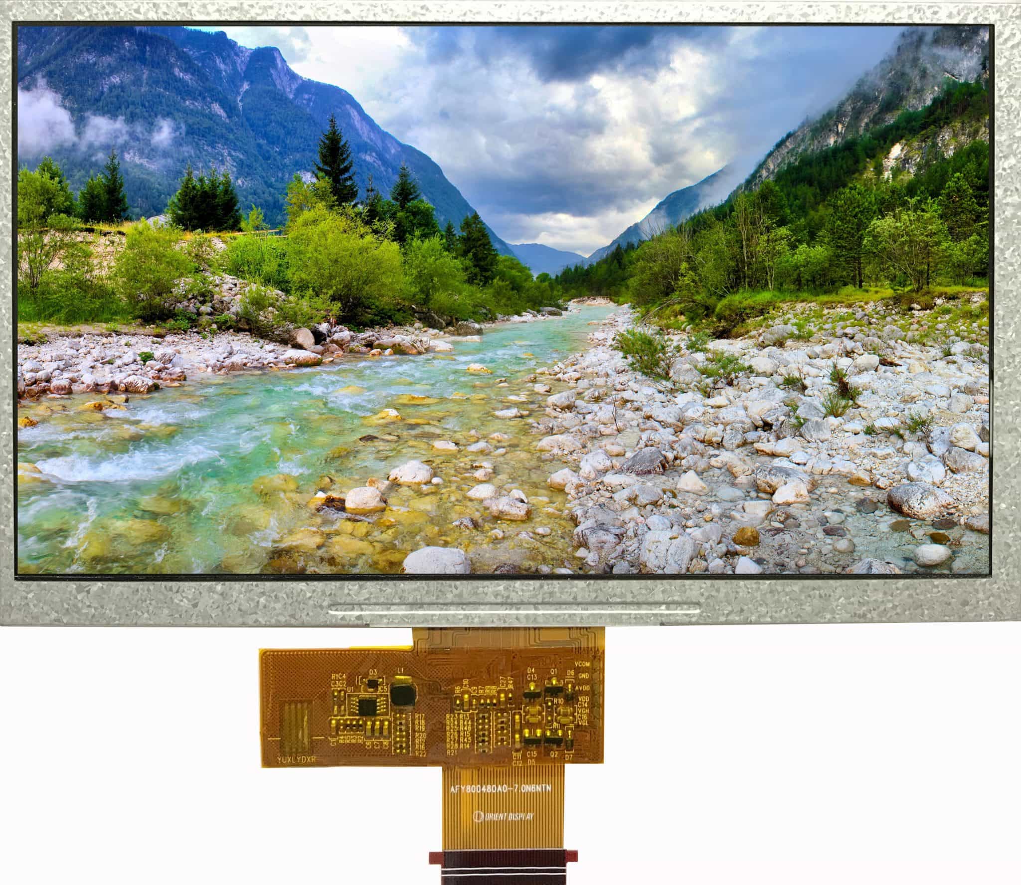 7.0 Inch TFT Display, 800x400, 560 Nits | Orient Display