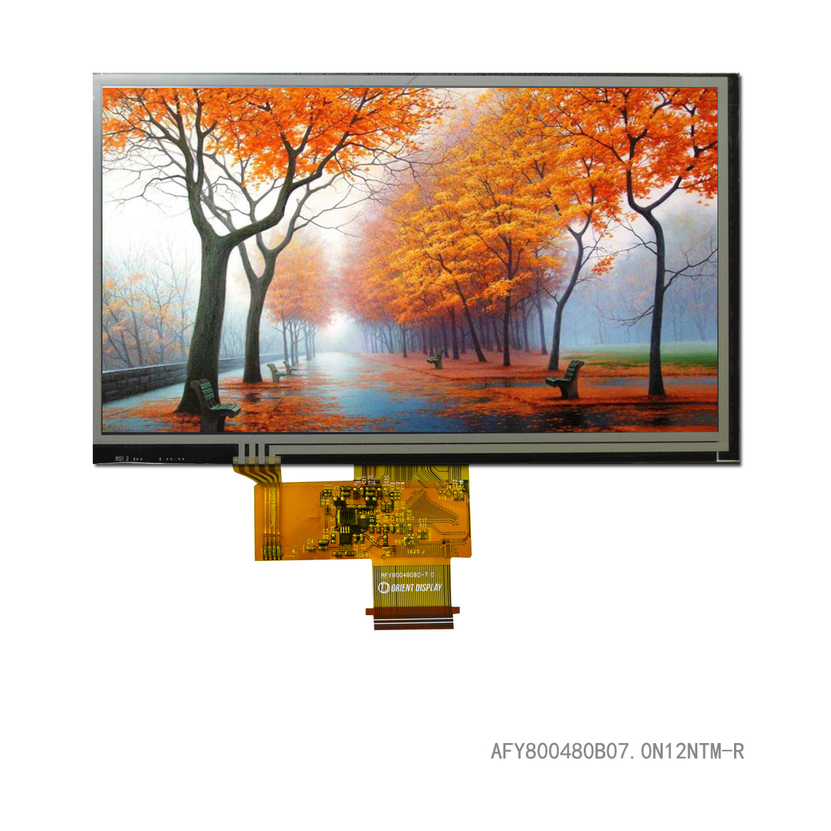 7.0" TFT, 800x480, 420 Nits with Resistive Touch Panel ...
