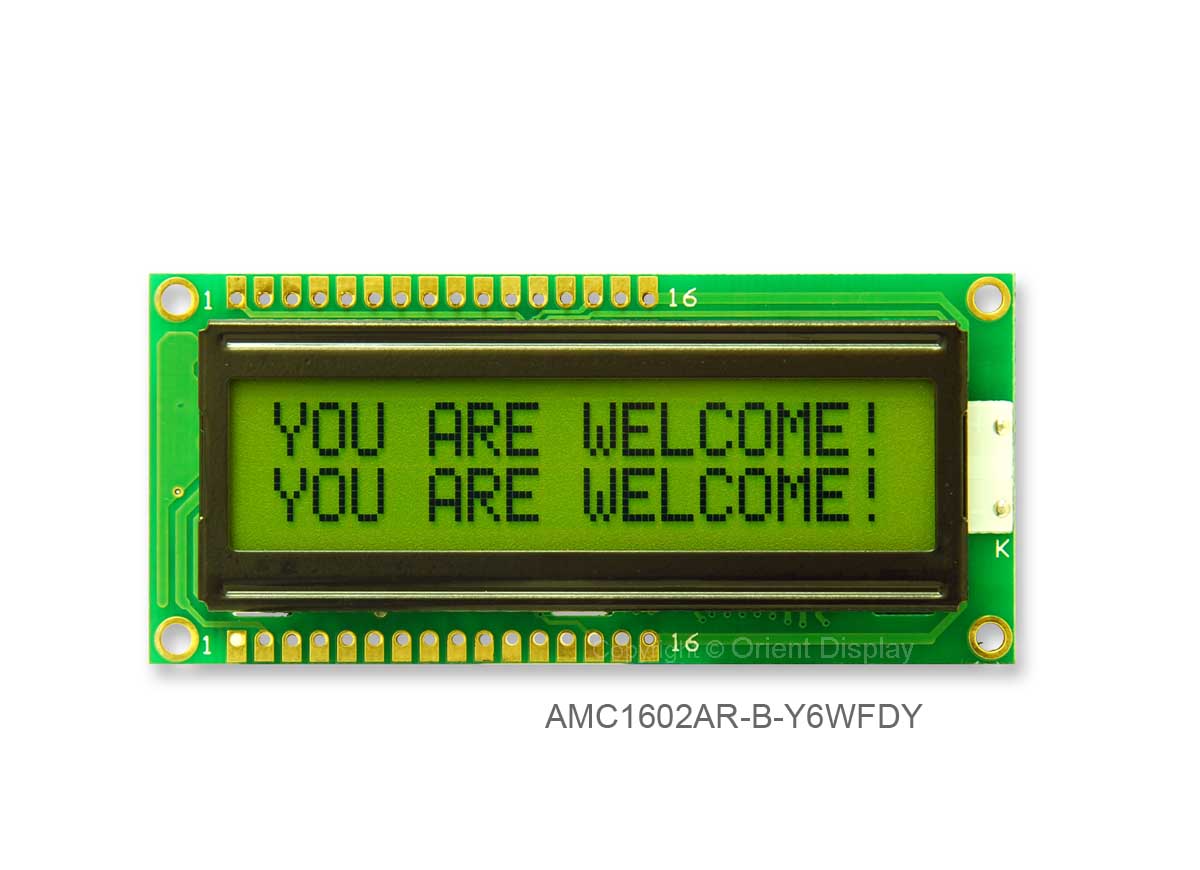 16x2 lcd module pdf manufacturer