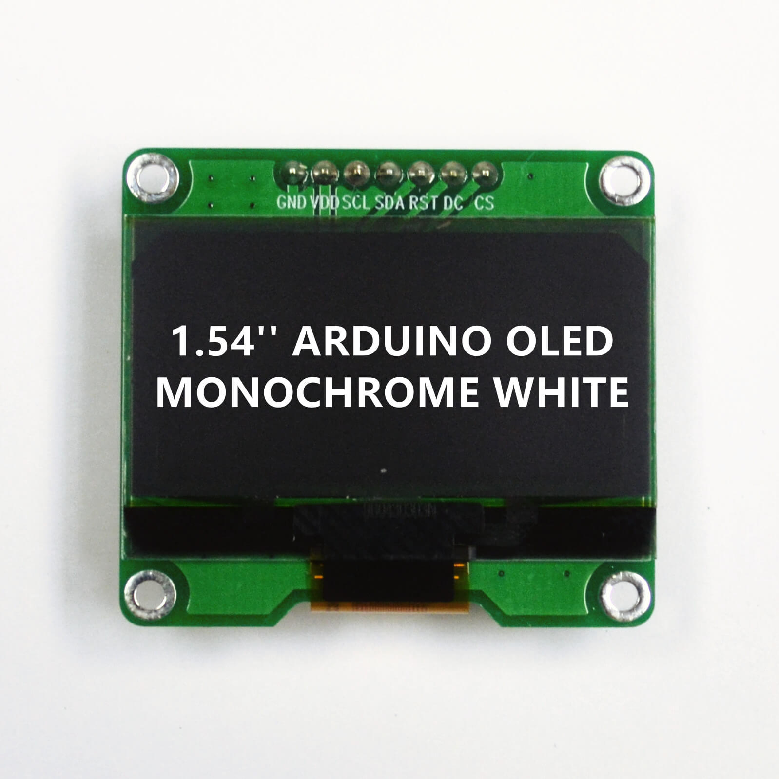 1.54 Inch SSD1309 OLED Display Module - 128x64 White SPI/IIC Screen For DIY Electronics